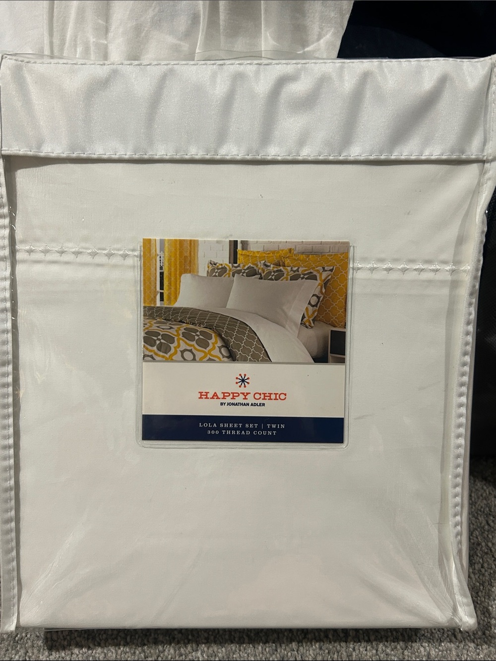 Lola Sheet Set - White Twin